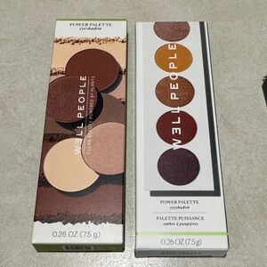 W3ll People Power Palette Eyeshadow - Rich Browns and Creams Set of 2 NWT